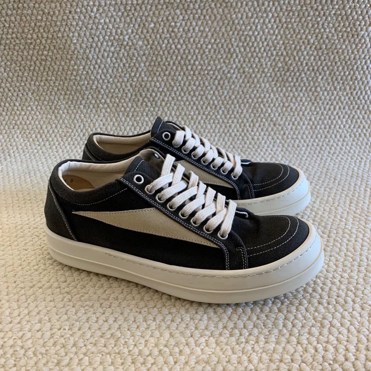 Rick Owens rick owens x vans classic canvas sneakers Size US 7 / EU 40 - 3 Thumbnail