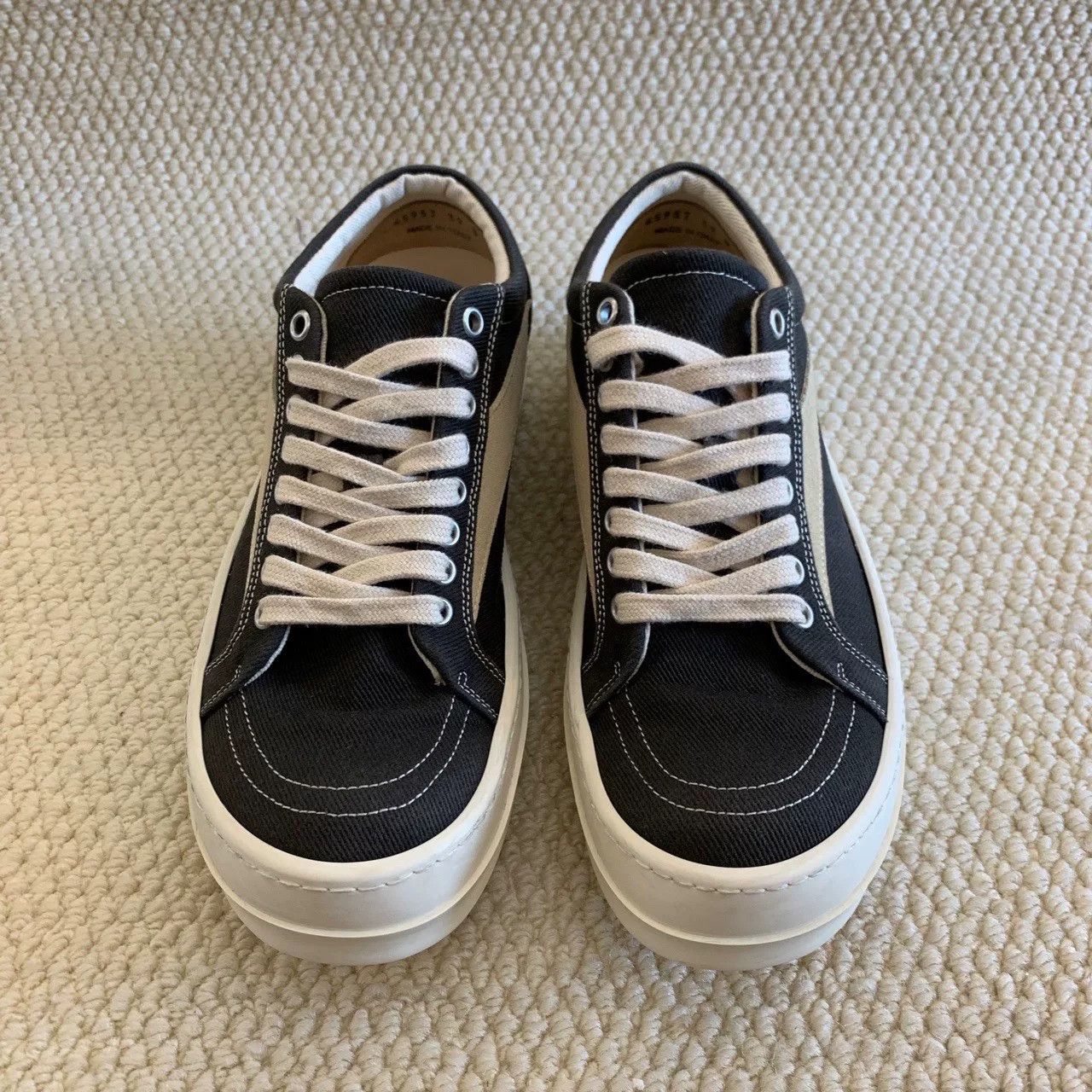 Rick Owens rick owens x vans classic canvas sneakers Size US 7 / EU 40 - 2 Thumbnail