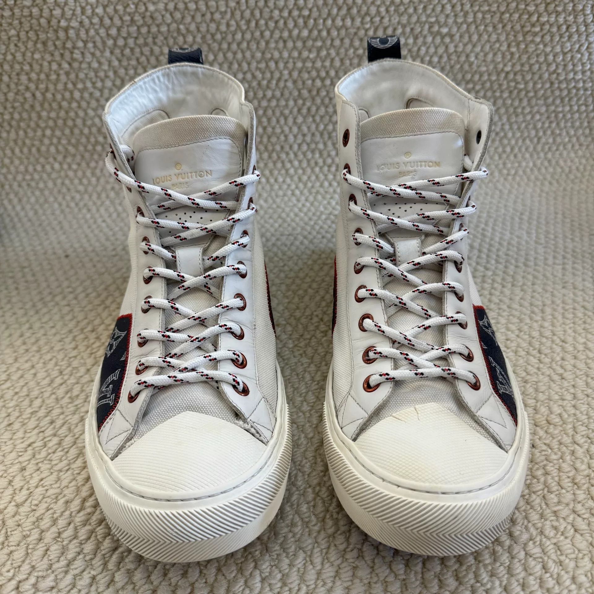 Louis Vuitton louis vuitton tattoo monogram high-top sneakers Size US 7 / EU 40 - 2 Thumbnail