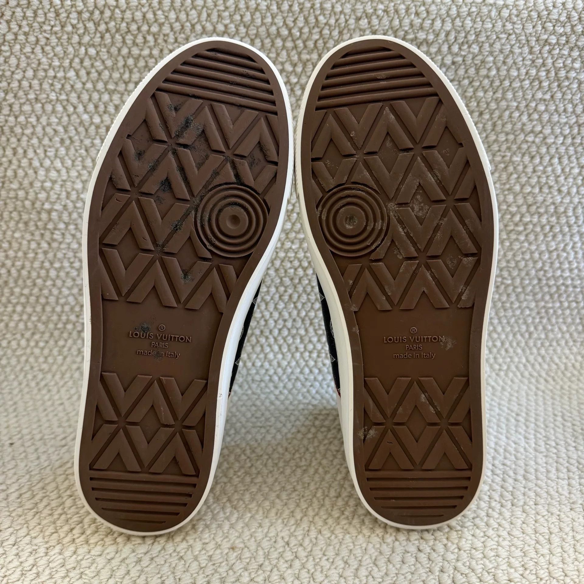 Louis Vuitton louis vuitton tattoo monogram high-top sneakers Size US 7 / EU 40 - 7 Thumbnail