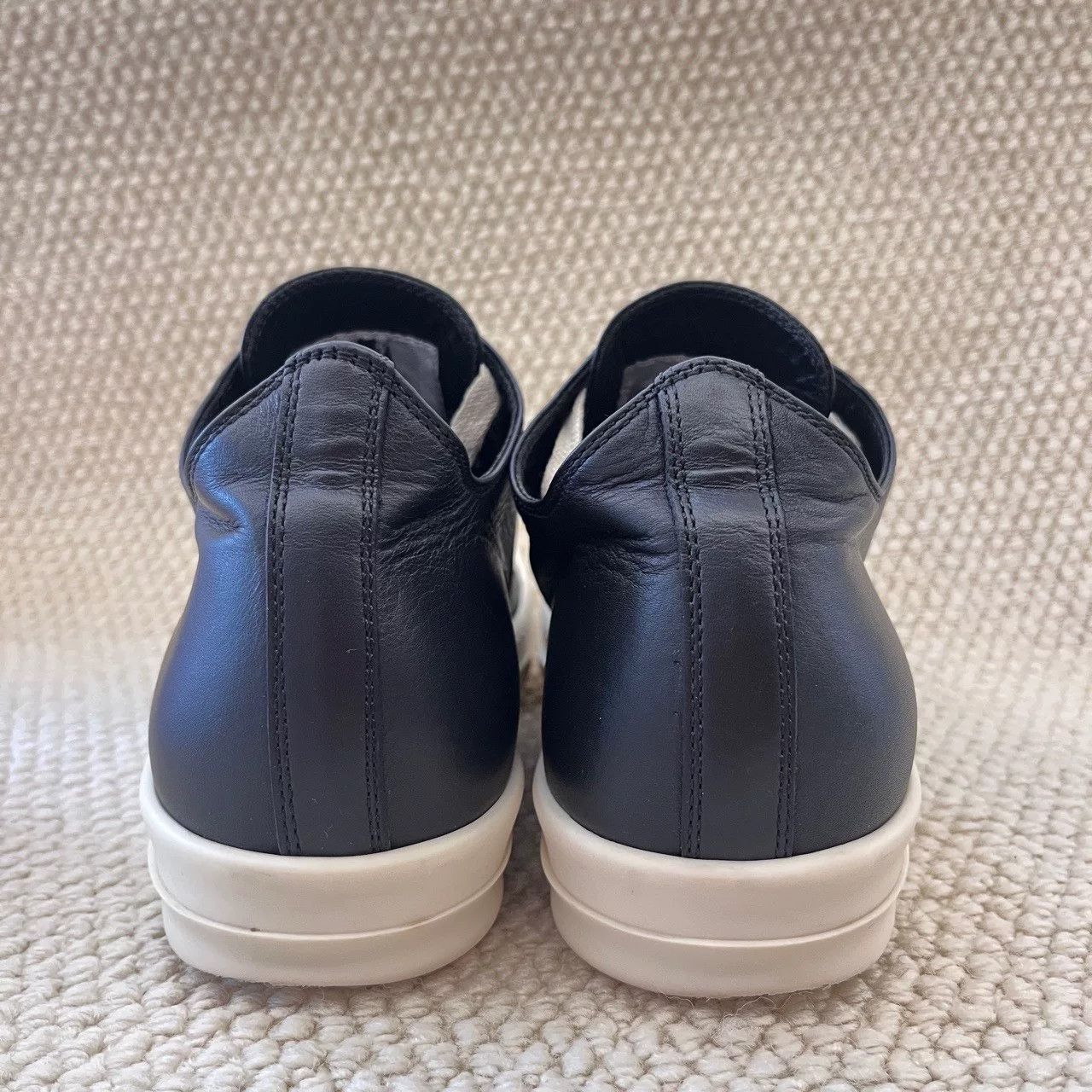 Rick Owens rick owens low-top leather sneakers Size US 7 / EU 40 - 4 Thumbnail