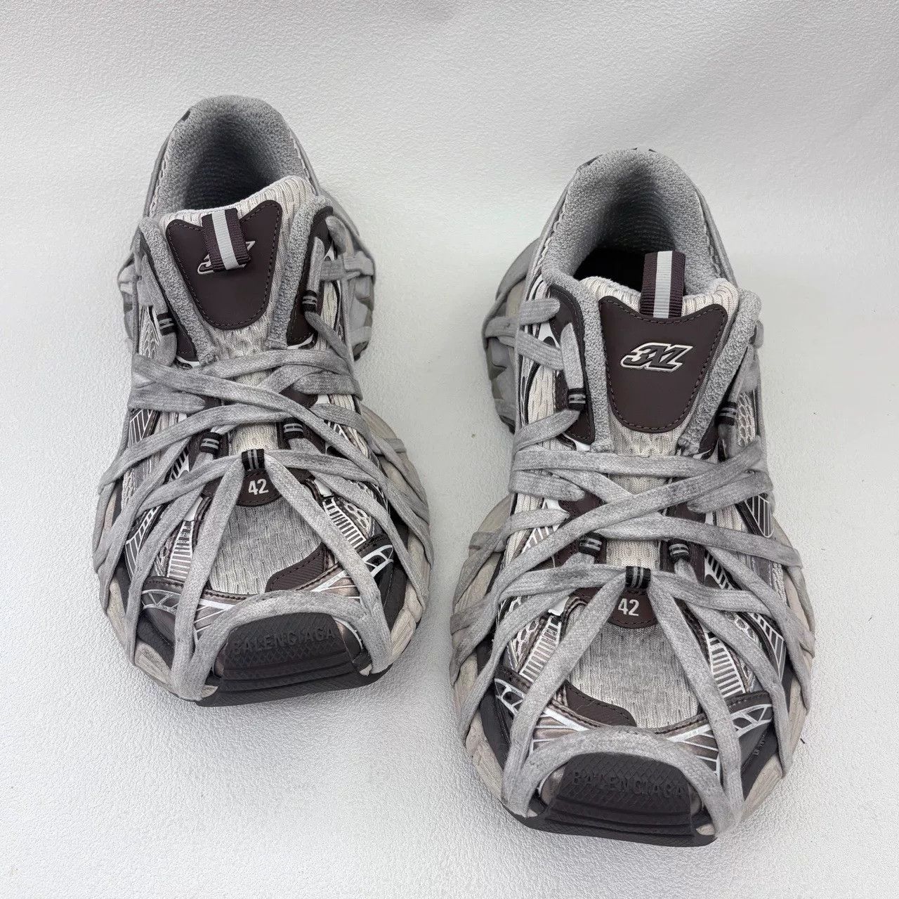 Balenciaga balenciaga 3xl low-top casual shoes gray Size US 9 / EU 42 - 4 Thumbnail