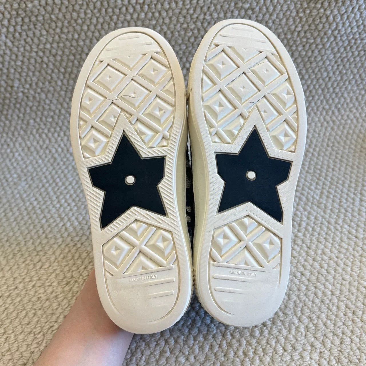Dior dior walk'n'dior canvas low-top sneakers Size US 5.5 / IT 35.5 - 6 Thumbnail