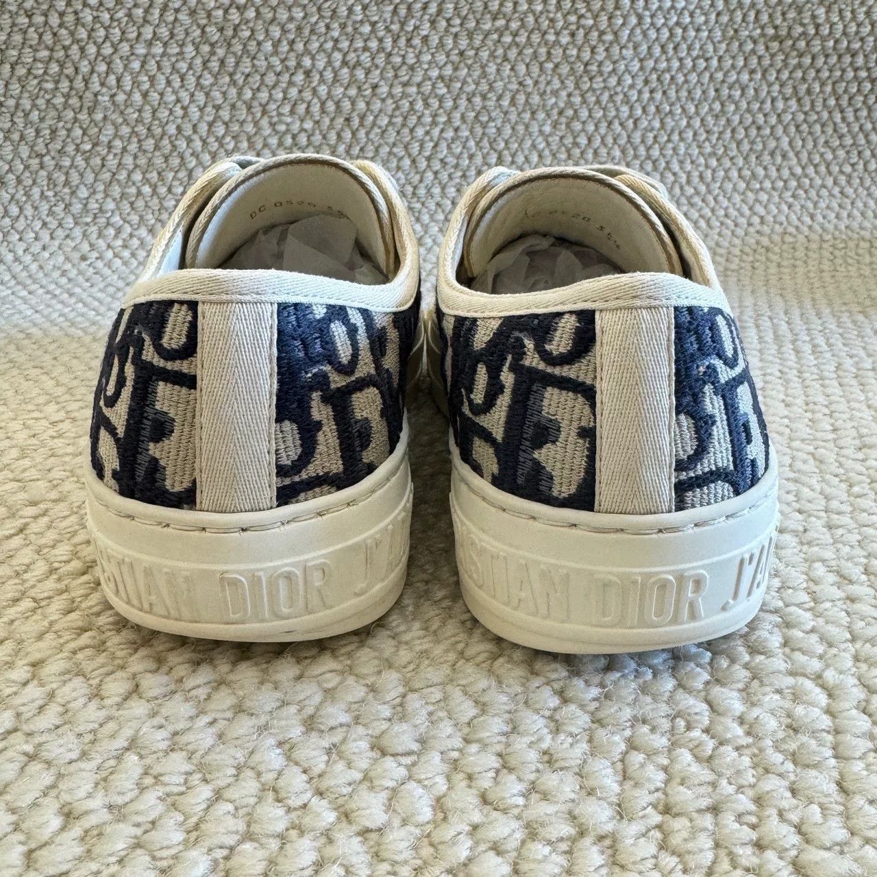 Dior dior walk'n'dior canvas low-top sneakers Size US 5.5 / IT 35.5 - 4 Thumbnail