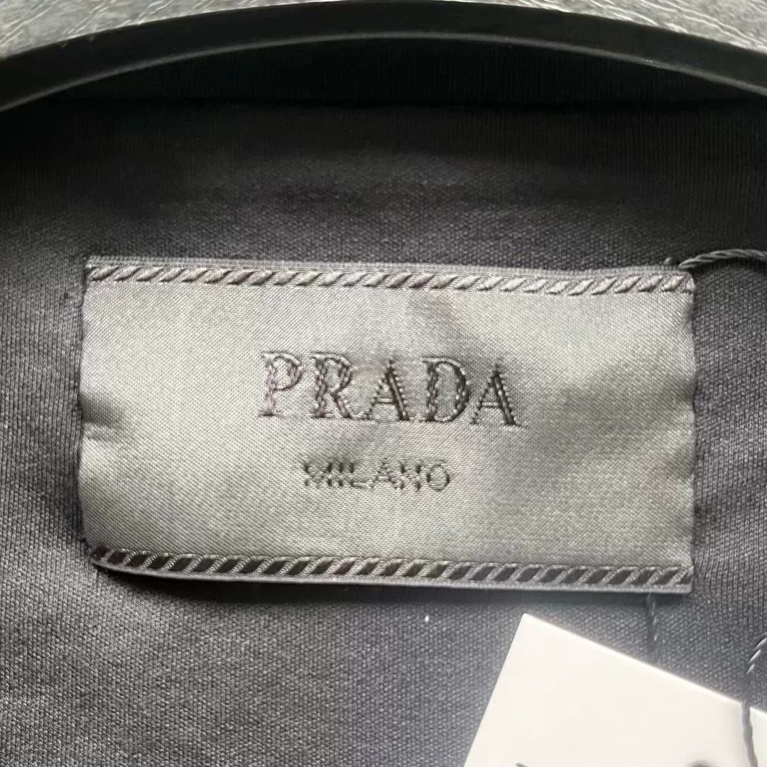 Prada prada short sleeve shirt with triangle logo Size US XXL / EU 58 / 5 - 3 Thumbnail