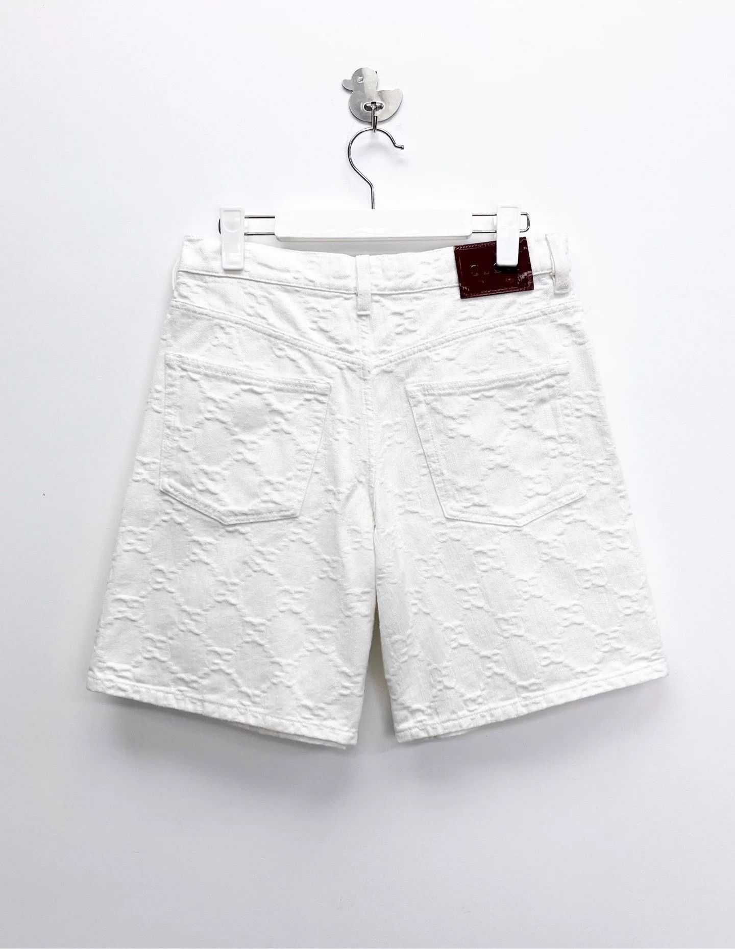 Gucci gucci double g logo denim shorts Size 25" / US 0 / IT 36 - 2 Thumbnail