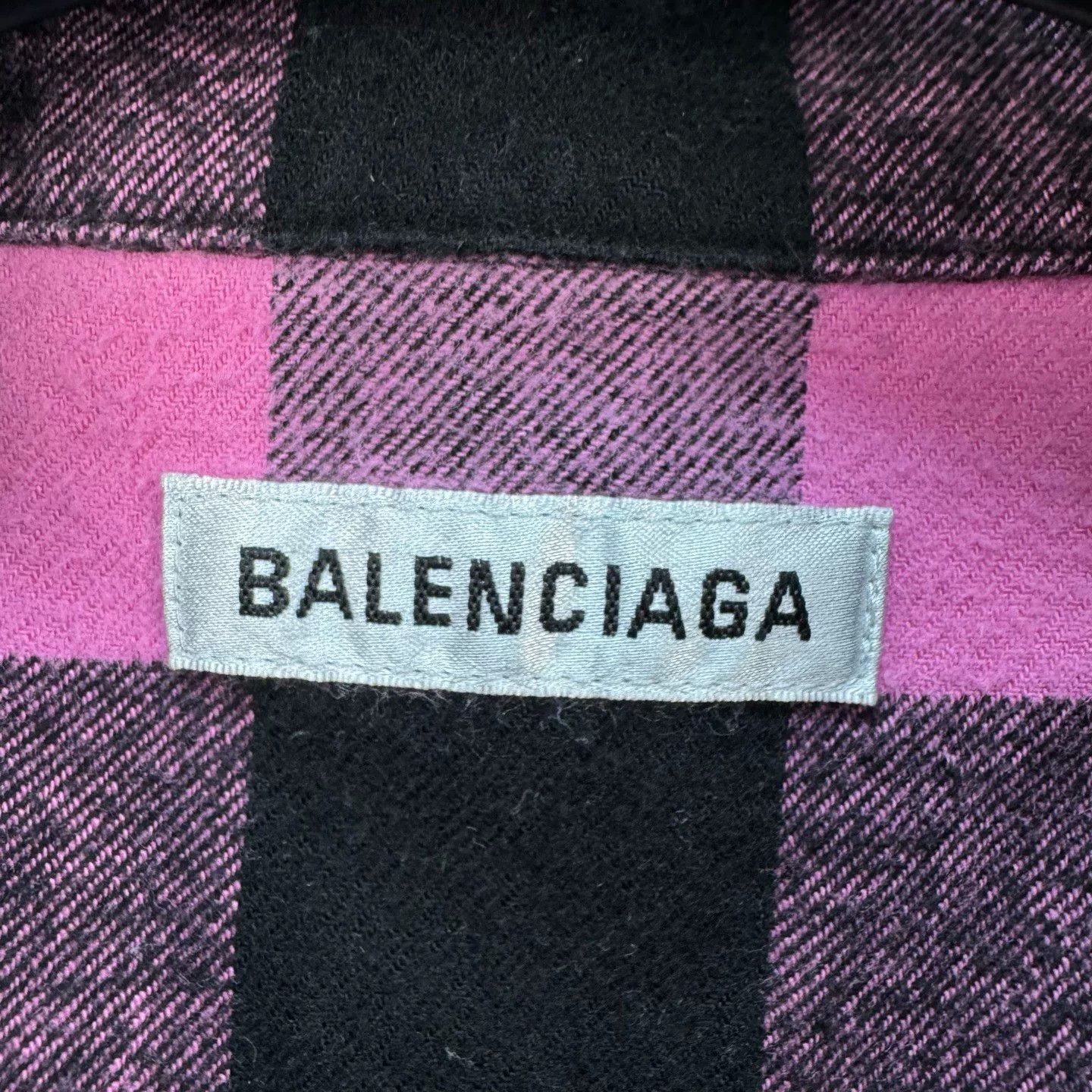 Balenciaga balenciaga pink checkered shirt jacket Size US XS / EU 42 / 0 - 5 Thumbnail