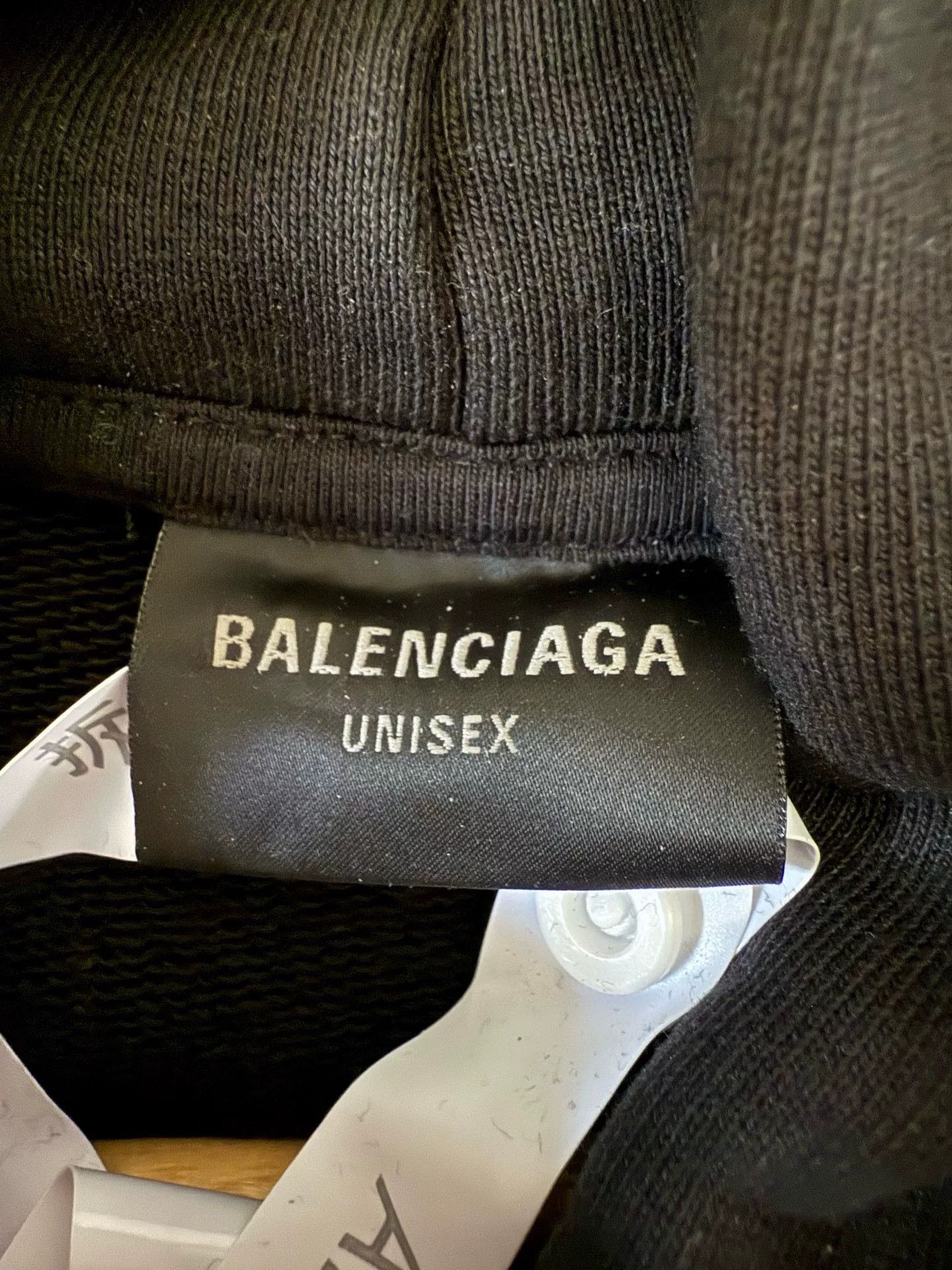 Balenciaga balenciaga double ring distressed hem sweatshirt Size US L / EU 52-54 / 3 - 4 Thumbnail