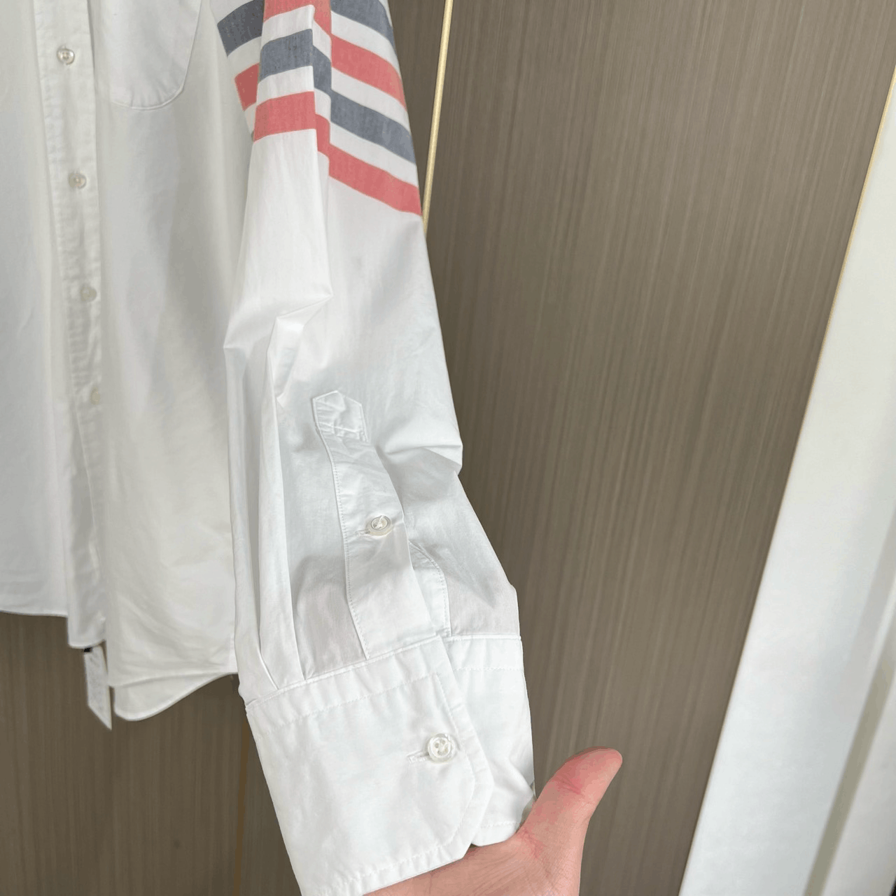 Thom Browne thom browne striped long sleeve shirt Size US M / EU 48-50 / 2 - 4 Thumbnail