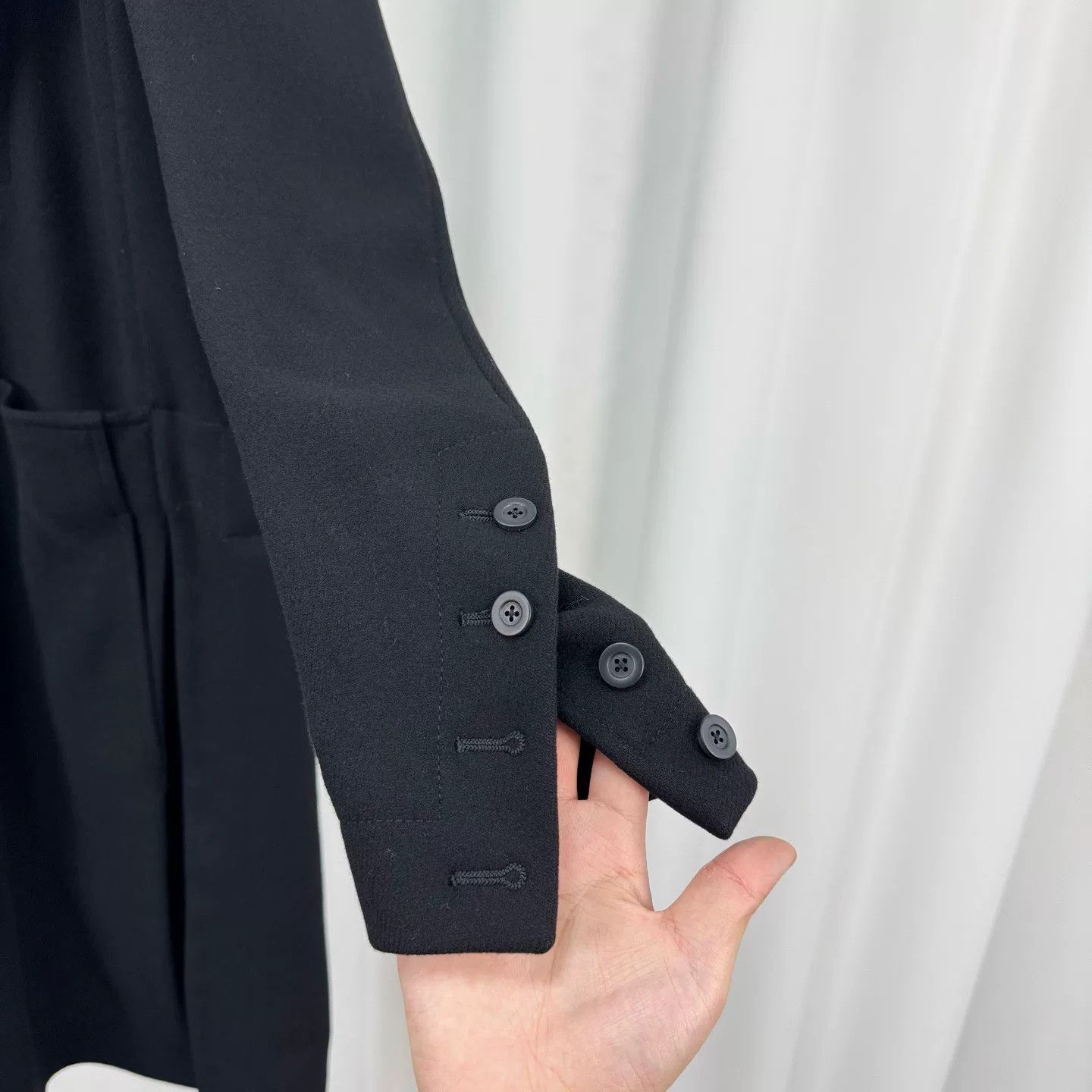 Rick Owens rick owens black wool coat Size M / US 6-8 / IT 42-44 - 4 Thumbnail