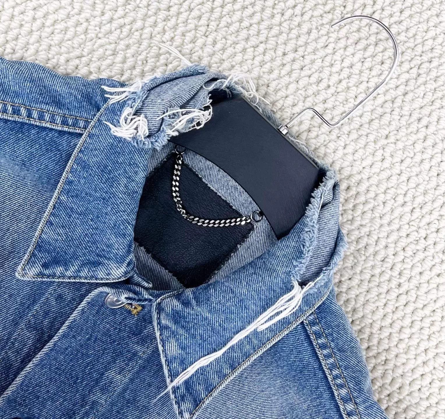Balenciaga balenciaga distressed blue denim jacket Size US L / EU 52-54 / 3 - 3 Thumbnail