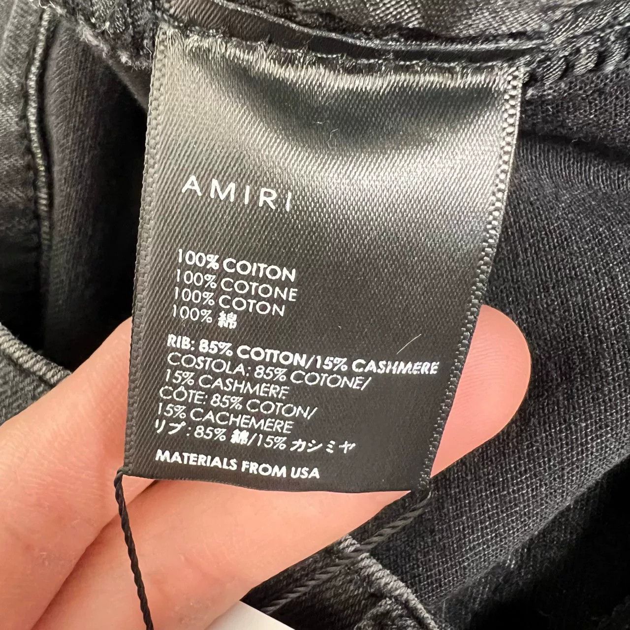 amiri splatter distressed denim jeans size w28