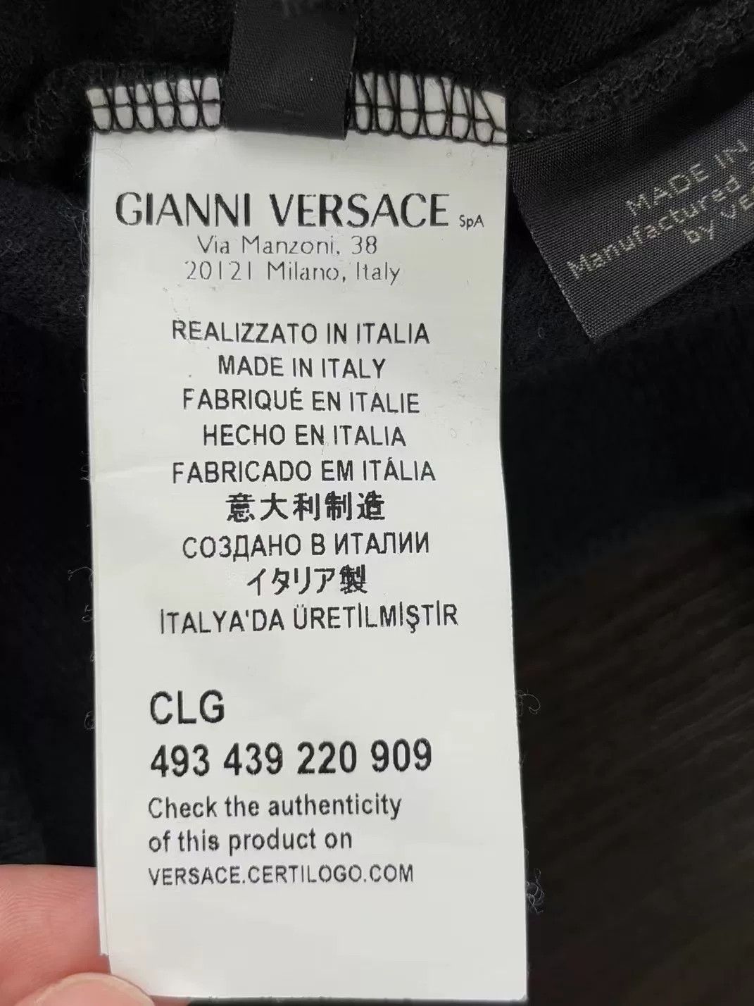 Versace Versace Velvet Zip Up Hooded Jacket Size US XXL / EU 58 / 5 - 4 Thumbnail