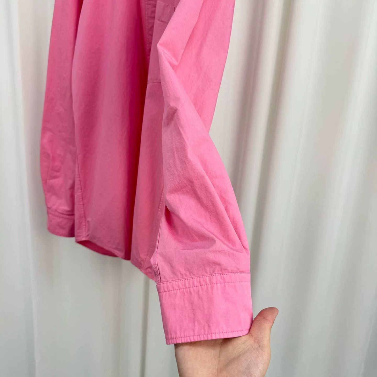 Balenciaga pink balenciaga shirt with printed logo Size S / US 4 / IT 40 - 4 Thumbnail