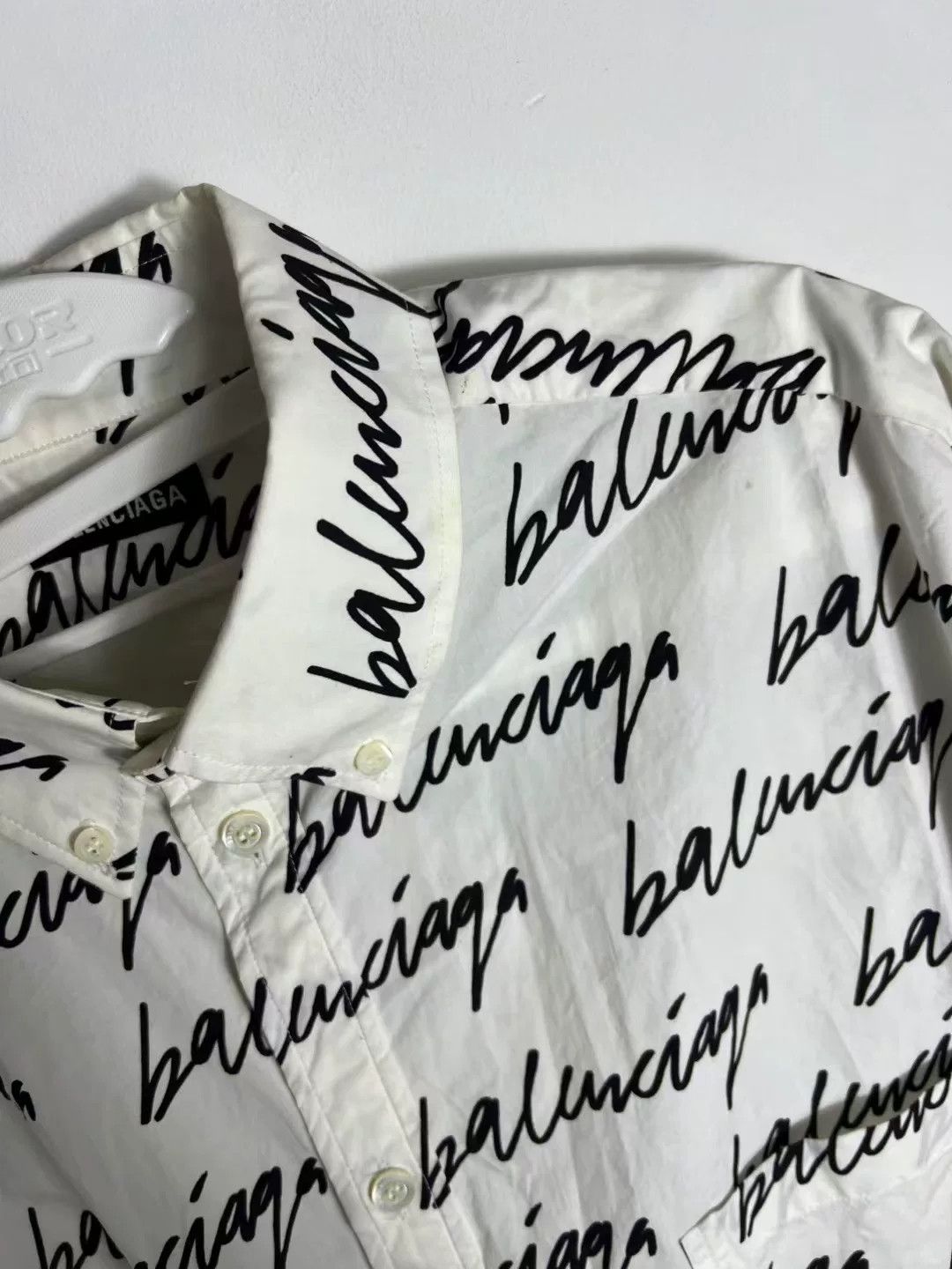 Balenciaga Balenciaga Graffiti Logo Long Sleeve Shirt Size US M / EU 48-50 / 2 - 3 Thumbnail