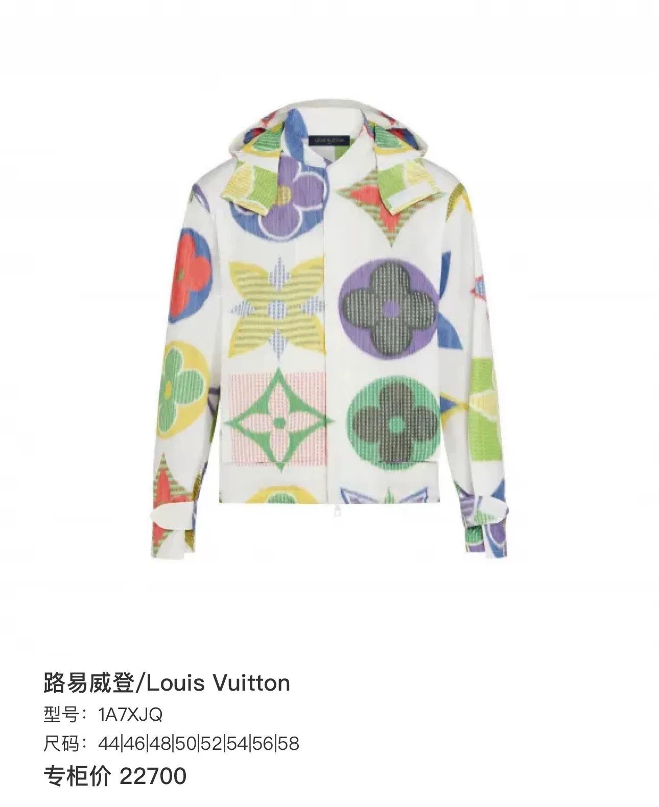 Louis Vuitton louis vuitton patterned windbreaker jacket size 46 Size US M / EU 48-50 / 2 - 8 Thumbnail