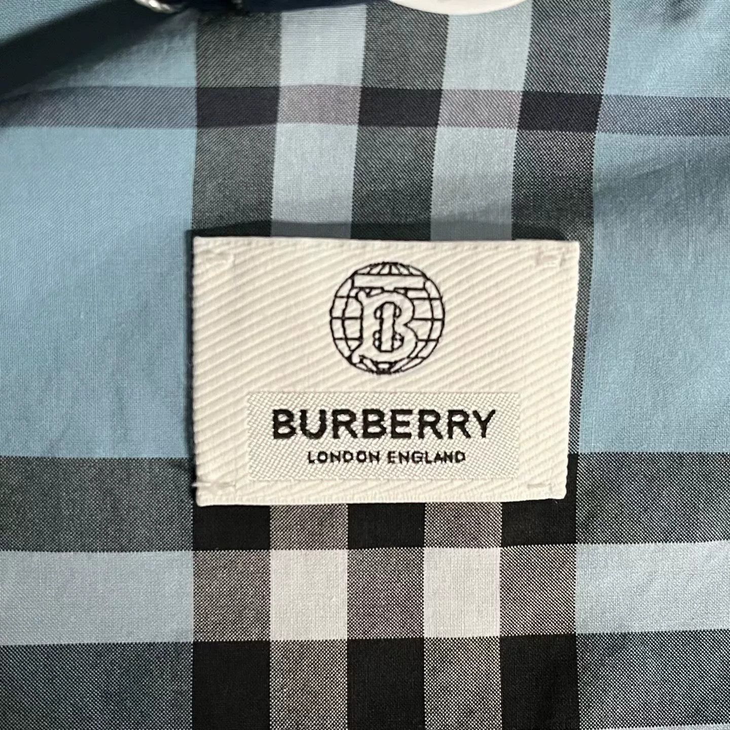 Burberry burberry logo jacket in navy blue Size US L / EU 52-54 / 3 - 3 Thumbnail