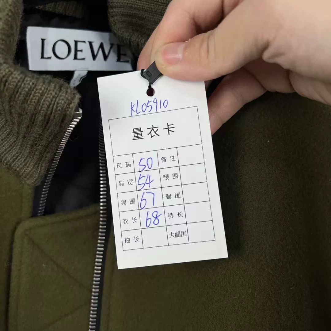 Loewe Loewe Wool Blended Embroidered Jacket Size US XXL / EU 58 / 5 - 7 Thumbnail
