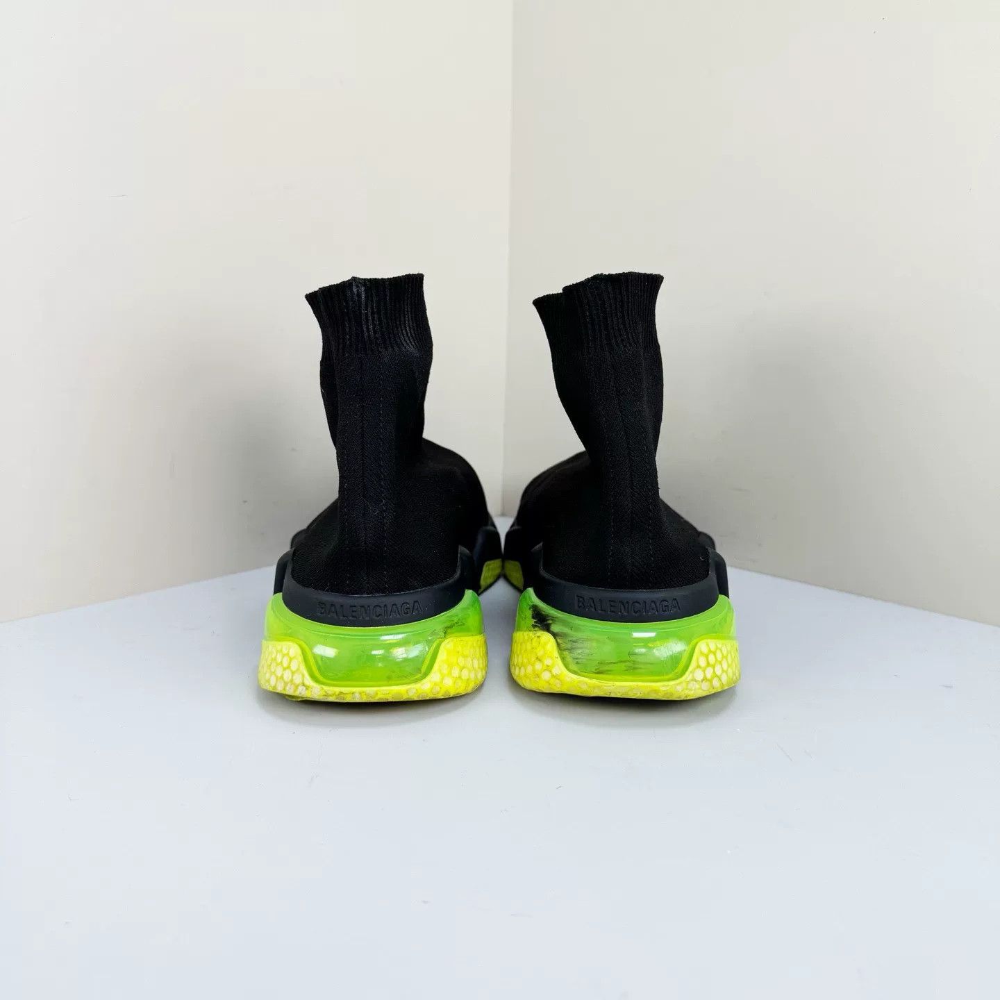 Balenciaga balenciaga black and green sock sneakers Size US 7.5 / EU 40-41 - 3 Thumbnail