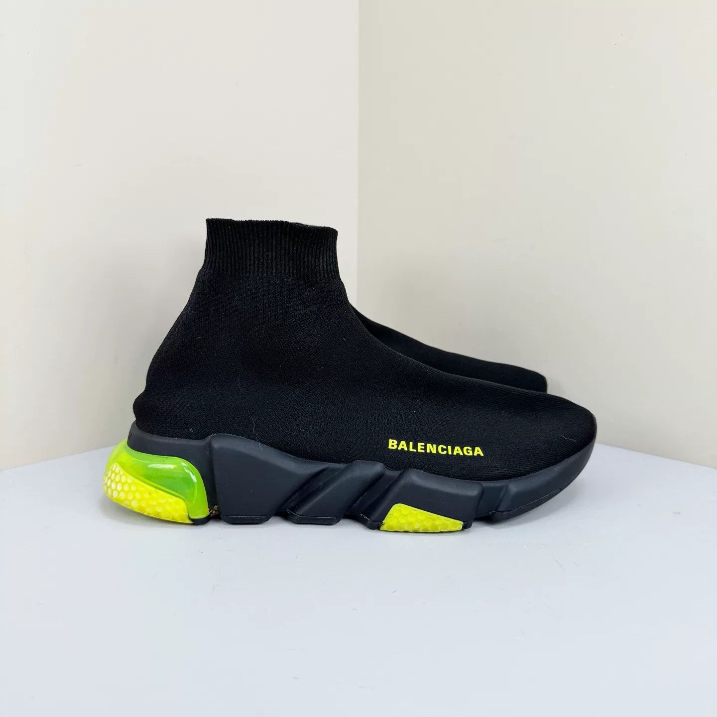 Balenciaga balenciaga black and green sock sneakers Size US 7.5 / EU 40-41 - 4 Thumbnail