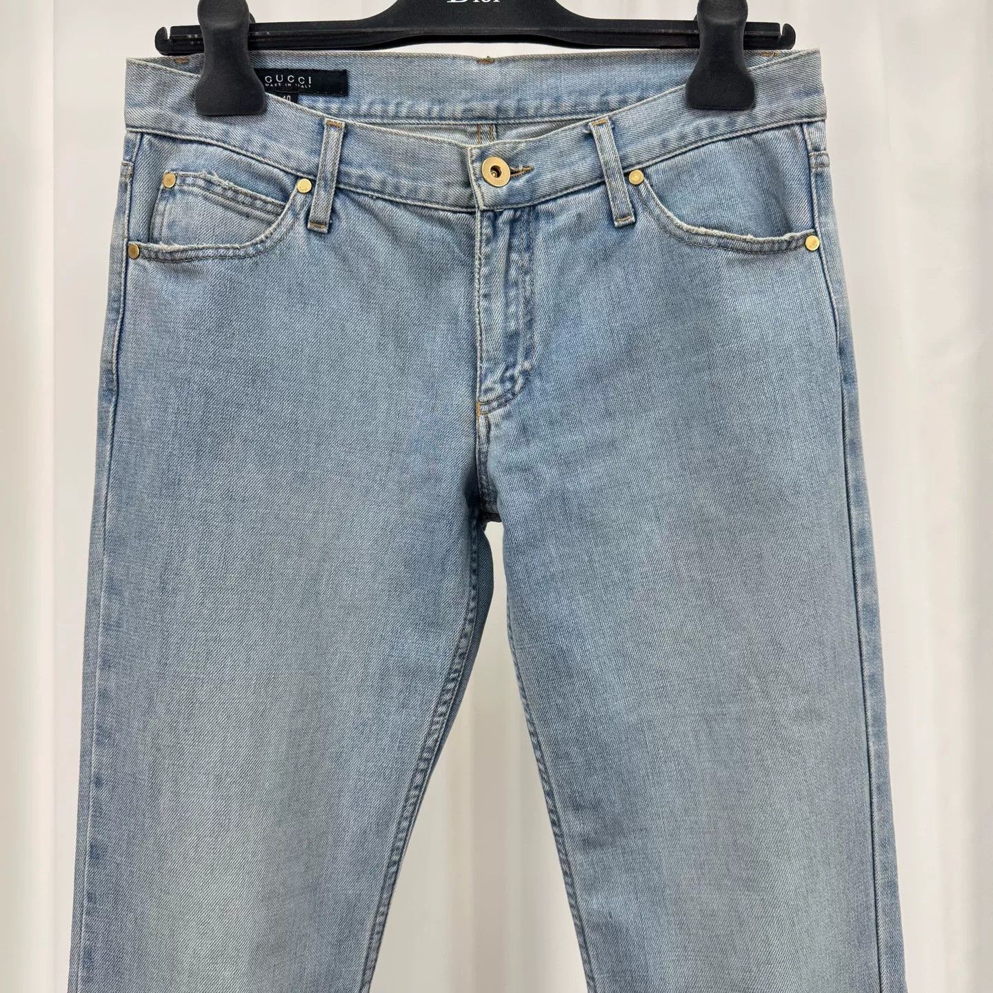 Gucci gucci embroidered denim flared pants size 40 Size US 40 / EU 56 - 3 Thumbnail