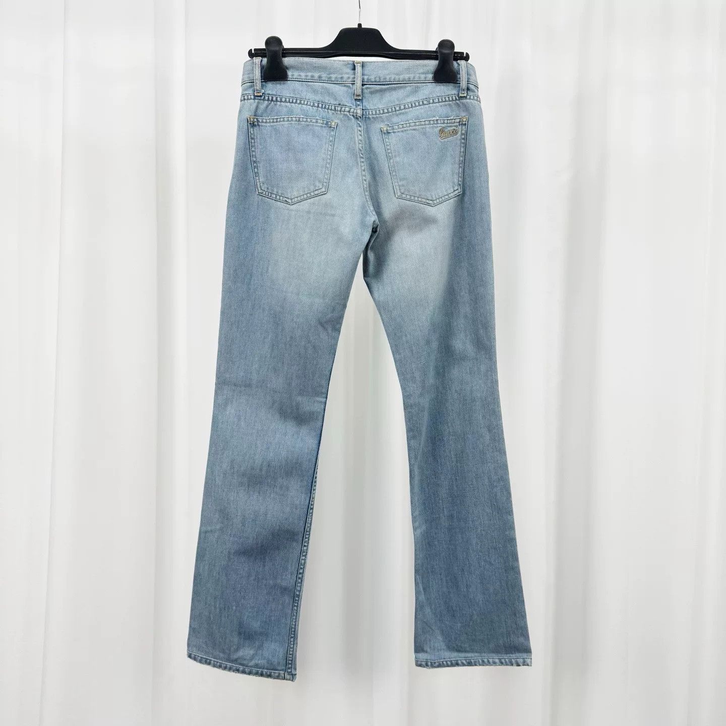 Gucci gucci embroidered denim flared pants size 40 Size US 40 / EU 56 - 2 Thumbnail