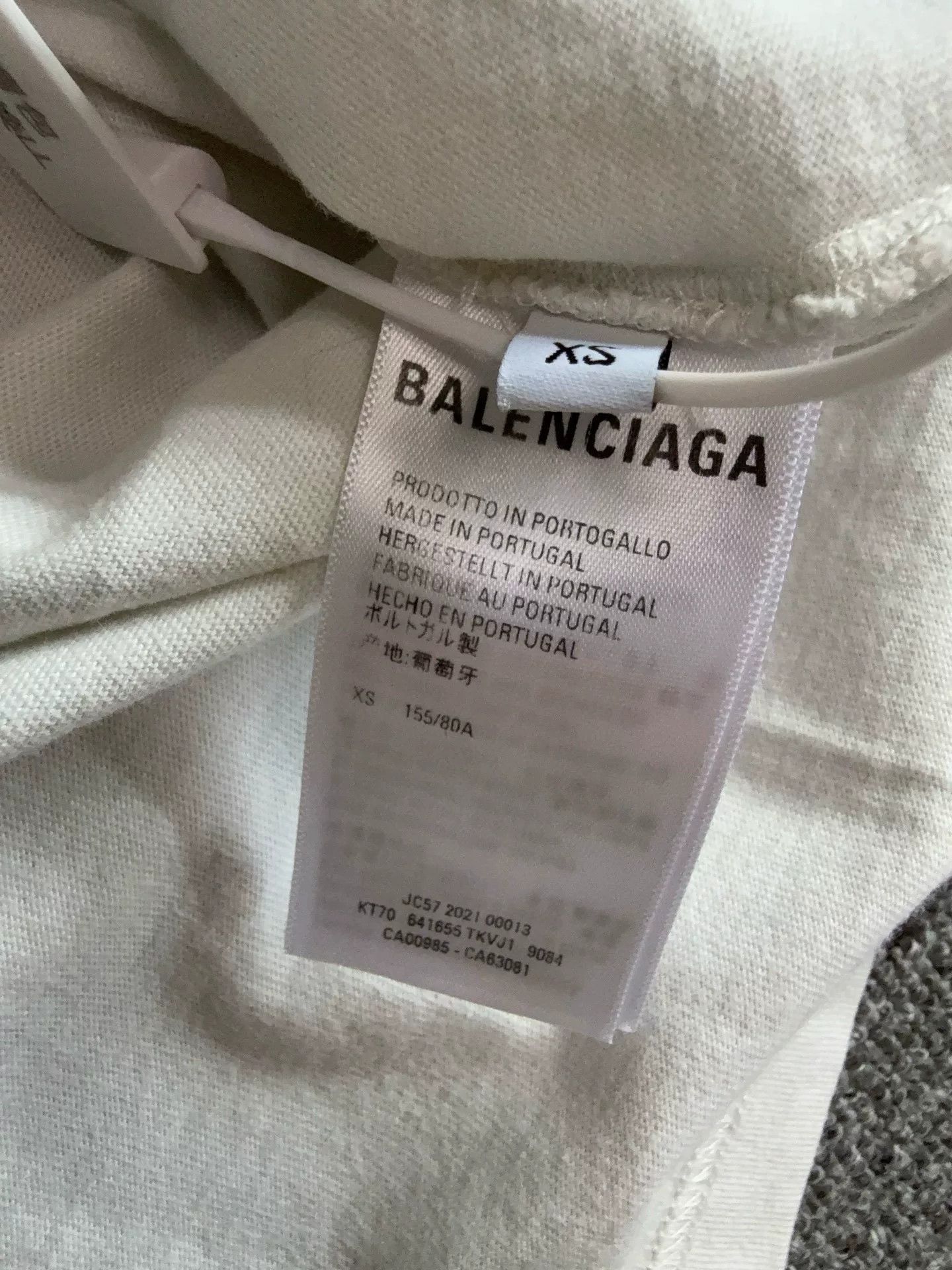Balenciaga balenciaga embroidered white casual t-shirt Size XS / US 0-2 / IT 36-38 - 5 Thumbnail