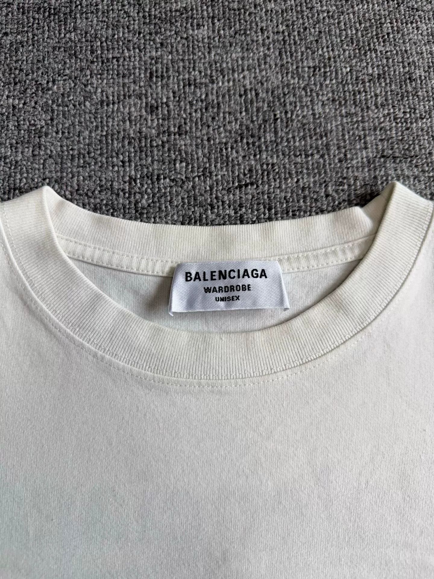 Balenciaga balenciaga embroidered white casual t-shirt Size XS / US 0-2 / IT 36-38 - 3 Thumbnail