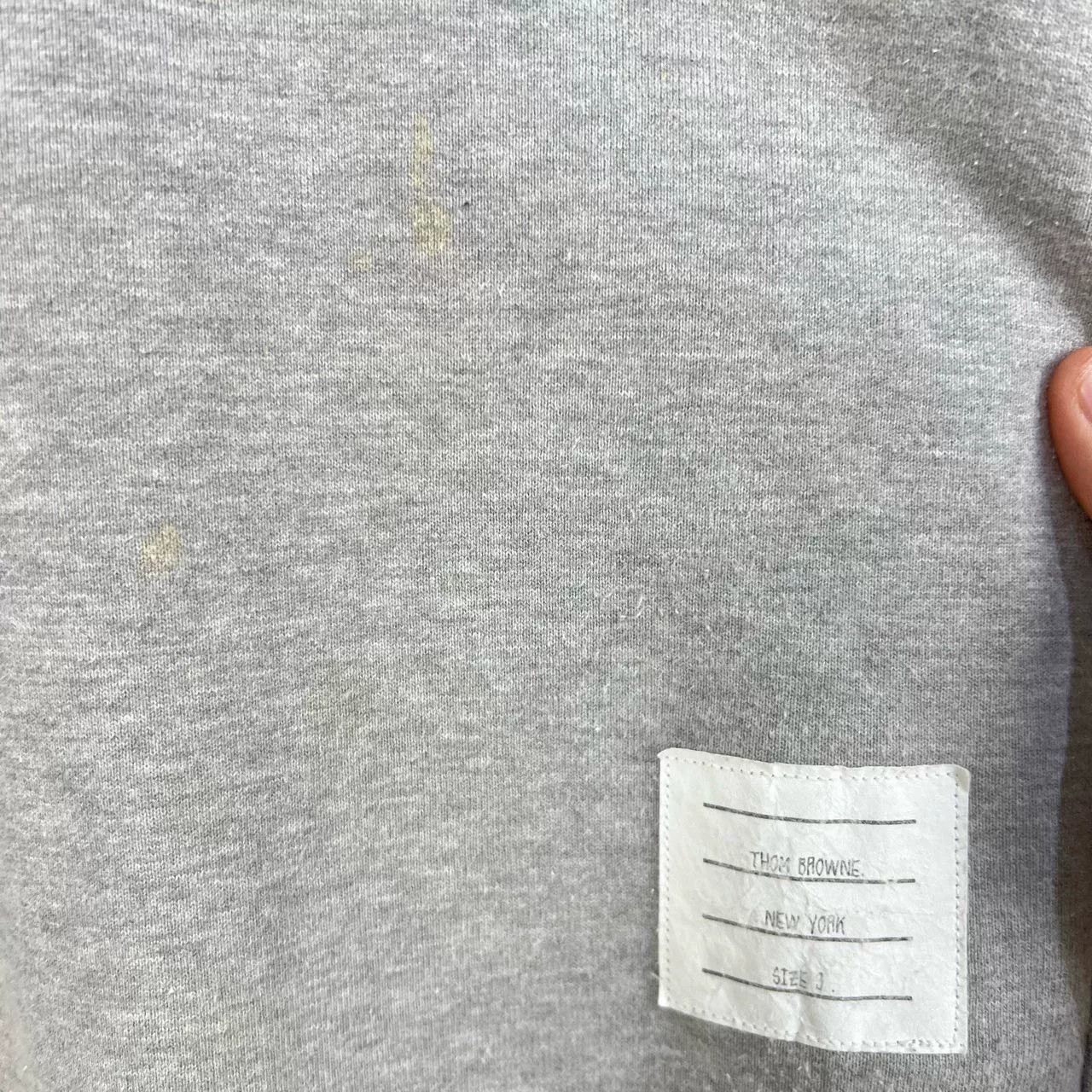Thom Browne thom browne gray striped knit sweatshirt Size US M / EU 48-50 / 2 - 5 Thumbnail