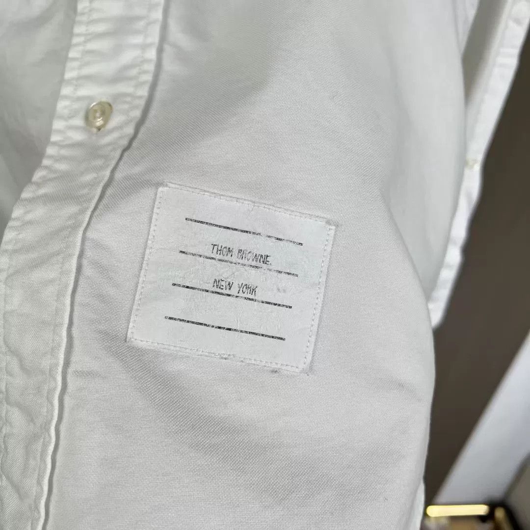 Thom Browne thom browne striped long sleeve shirt Size US S / EU 44-46 / 1 - 5 Thumbnail