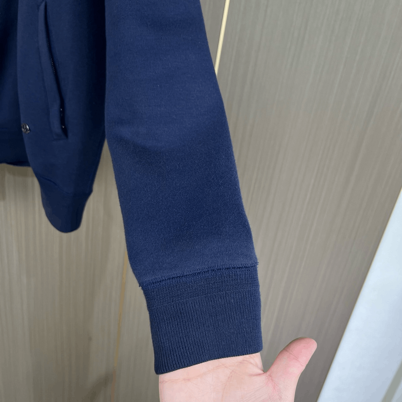 Louis Vuitton louis vuitton logo zip-up hoodie in blue Size XS / US 0-2 / IT 36-38 - 4 Thumbnail