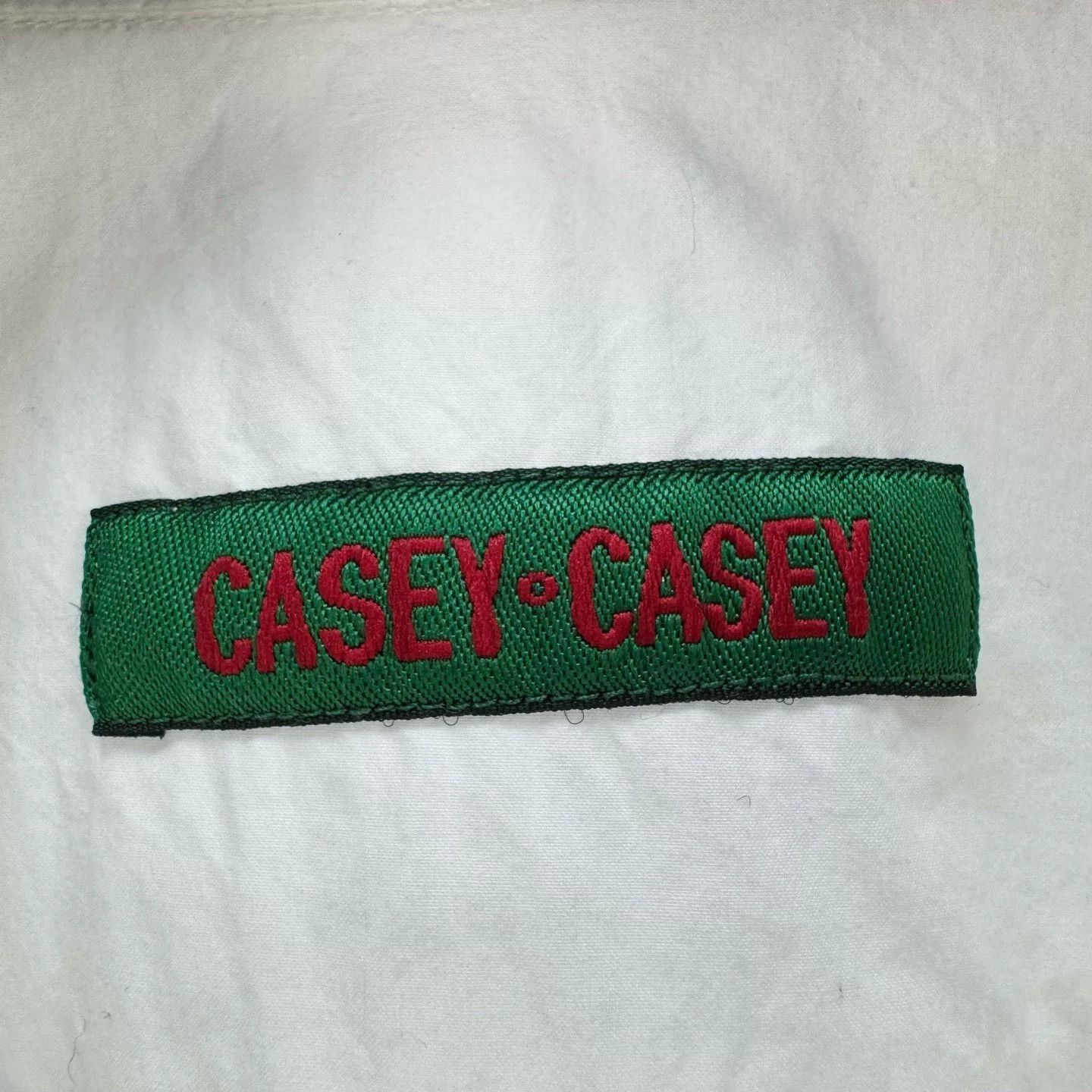 Casey Casey White Cotton Long Sleeve Shirt