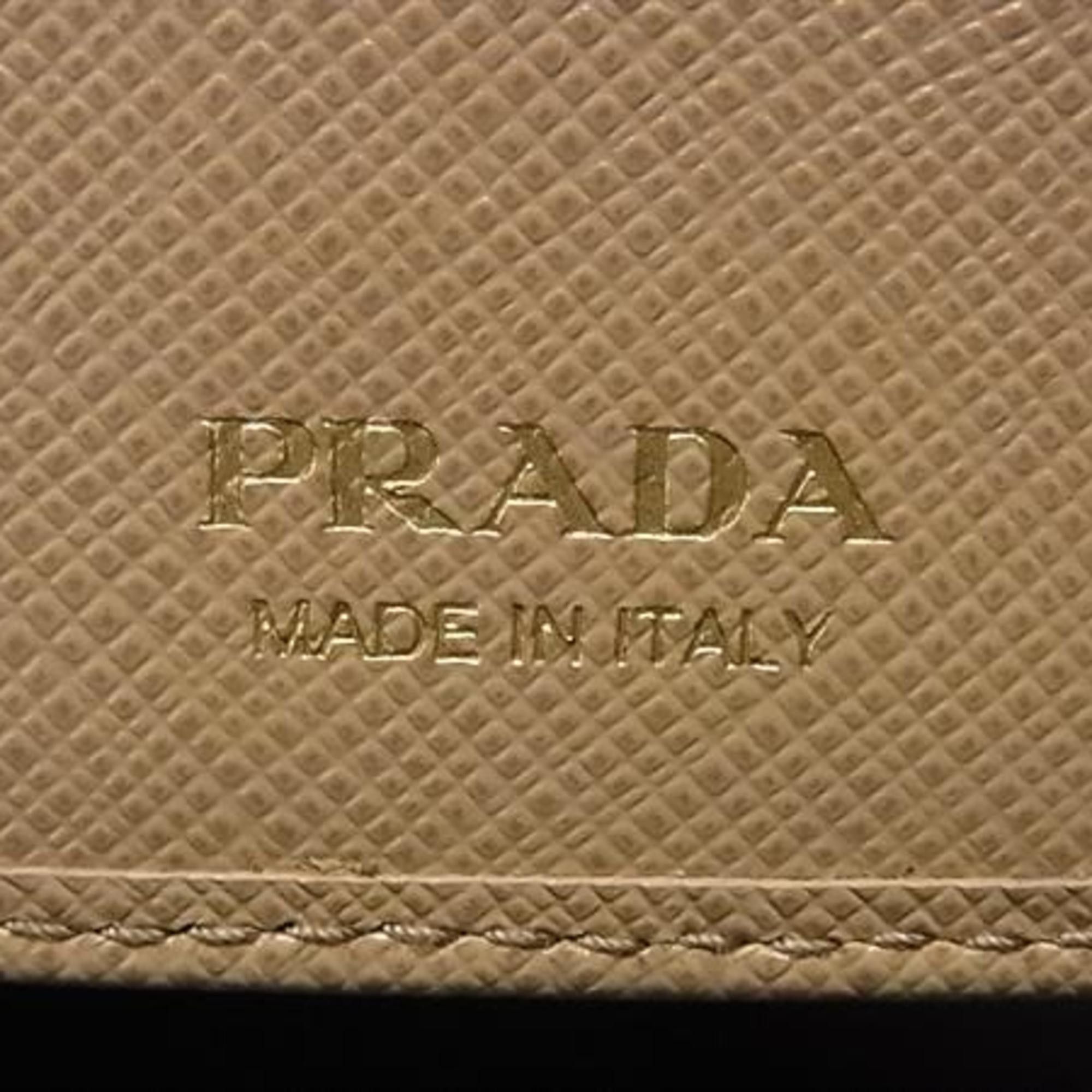 Prada PRADA 6-Ring Key Case, 1PG222, Brown Saffiano Leather, for Men and Women Size ONE SIZE - 5 Thumbnail