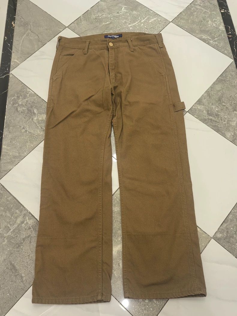 Junya Watanabe JUNYA WATANABE Beige Logo Zip Casual Pants Size US 28 / EU 44 - 2 Thumbnail