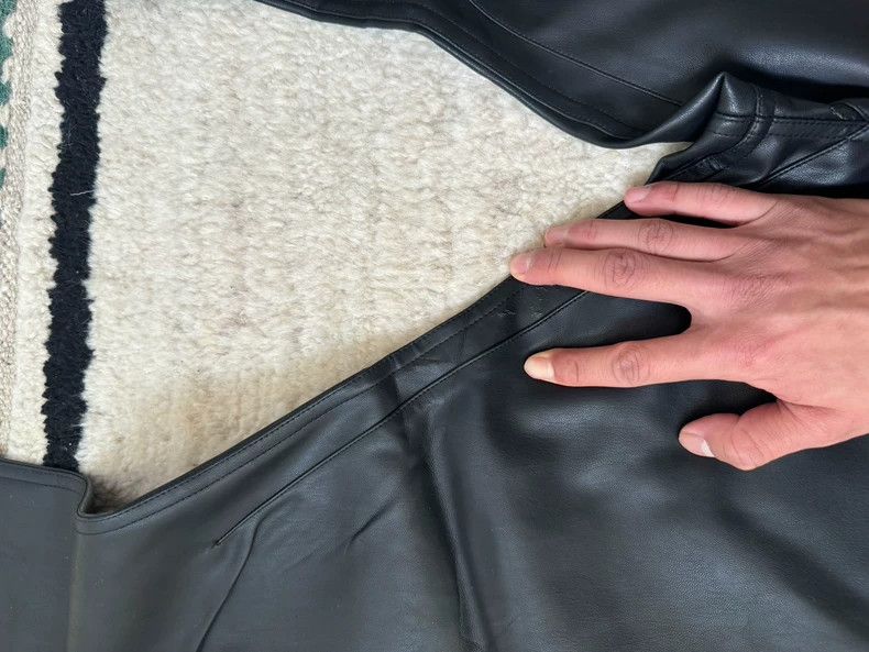 Rick Owens Drkshdw Rick Owens DRKSHDW Detroit Cut Faux Leather Pants Size US 31 - 3 Thumbnail