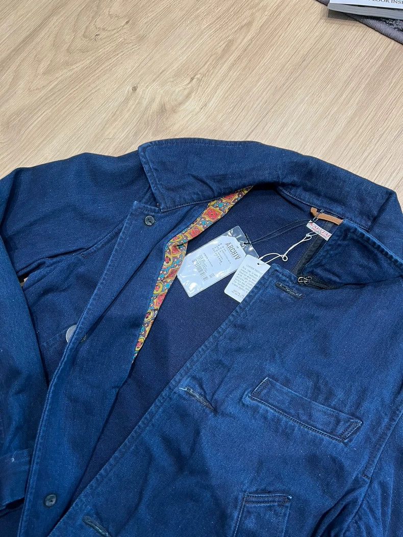 Kapital Kapital Natural Dye Denim Trench Coat Size US L / EU 52-54 / 3 - 3 Thumbnail