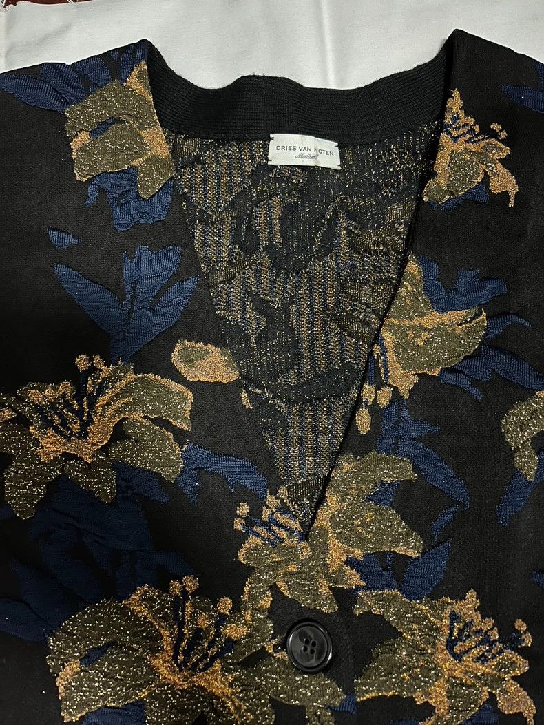 Dries Van Noten Dries Van Noten Jacquard Coat Size US M / EU 48-50 / 2 - 4 Thumbnail