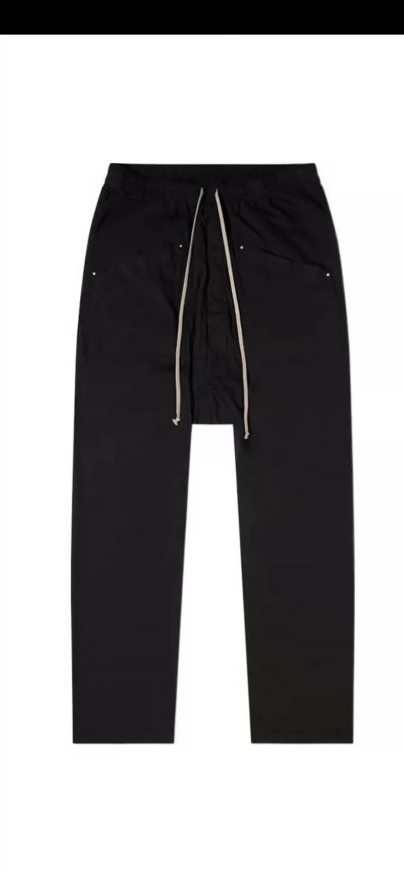 Rick Owens Drkshdw RICK OWENS DRKSHDW Black Cargo Pants Size US 36 / EU 52 - 2 Thumbnail