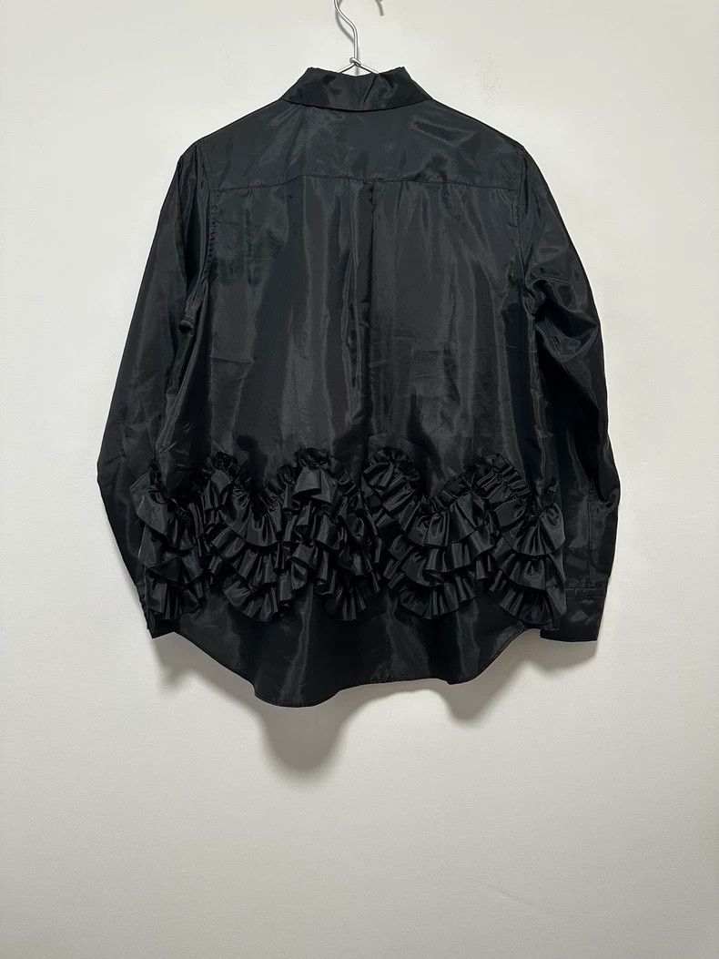 Comme des Garcons Comme des Garçons Black Ruffled Shirt XS Size US XS / EU 42 / 0 - 2 Thumbnail