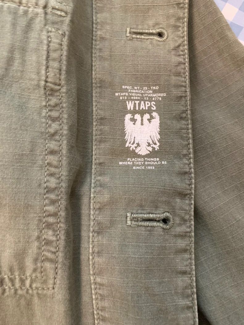 Wtaps WTAPS Jungle 13AW Wax-Dye Shirt Jacket Size US L / EU 52-54 / 3 - 3 Thumbnail