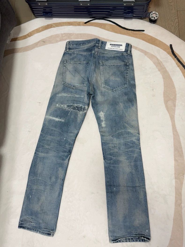 Neighborhood NEIGHBORHOOD Distressed Denim Jeans Size US 30 / EU 46 - 6 Thumbnail