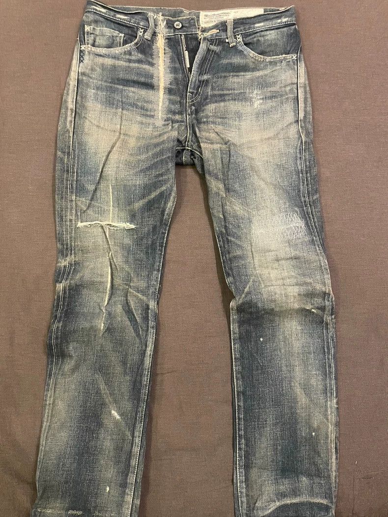 Neighborhood Neighborhood 15AW DP Mid Denim Jeans Size US 32 / EU 48 - 6 Thumbnail