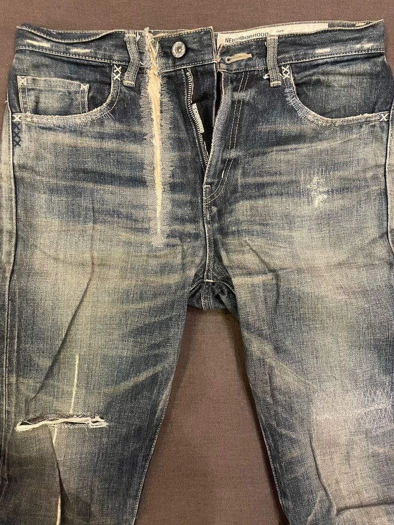 Neighborhood Neighborhood 15AW DP Mid Denim Jeans Size US 32 / EU 48 - 7 Thumbnail