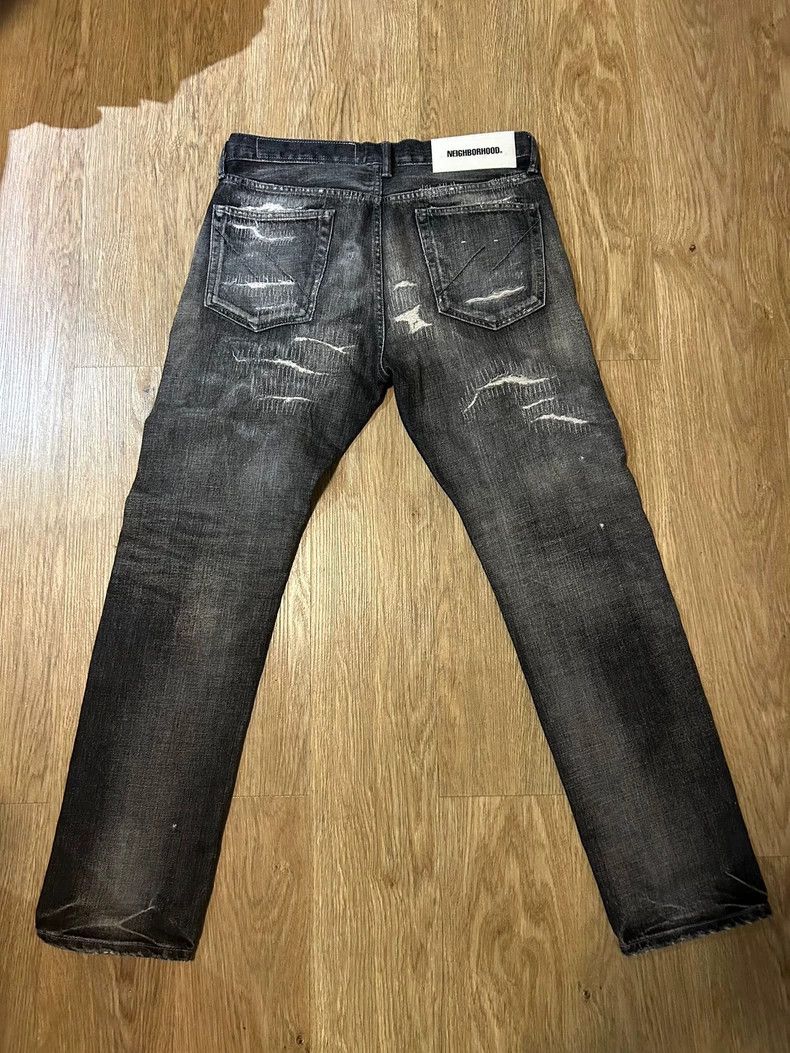 Neighborhood Neighborhood 2021SS Distressed Denim Jeans Size US 31 - 2 Thumbnail