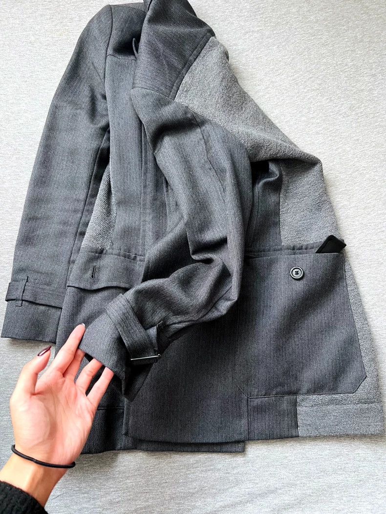 Dries Van Noten Dries Van Noten Gray Wool Blend Coat Size US M / EU 48-50 / 2 - 4 Thumbnail
