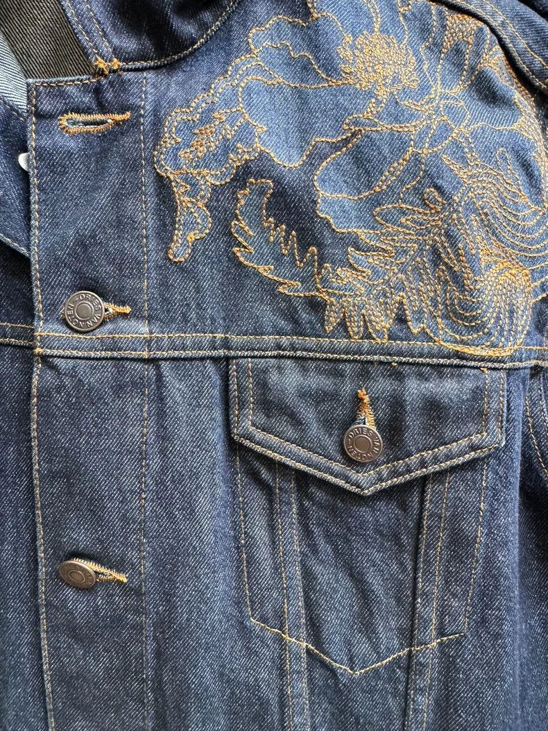 Dries Van Noten Dries Van Noten SS18 Embroidered Denim Jacket Size US L / EU 52-54 / 3 - 4 Thumbnail