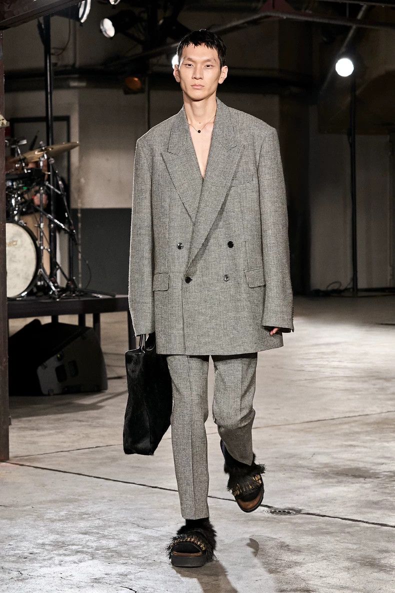Dries Van Noten Dries Van Noten Checked Tailored Trousers Size US 31 - 6 Thumbnail