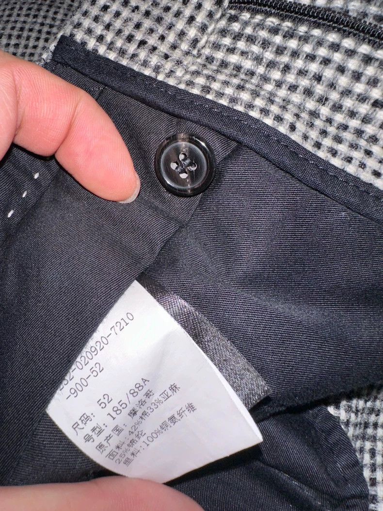 Dries Van Noten Dries Van Noten Checked Tailored Trousers Size US 31 - 4 Thumbnail