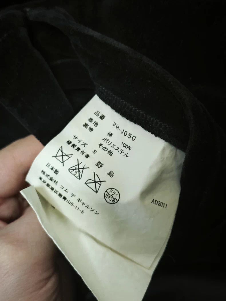 Comme des Garcons Comme des Garcons 11AW Black Velvet Coat Size US S / EU 44-46 / 1 - 6 Thumbnail
