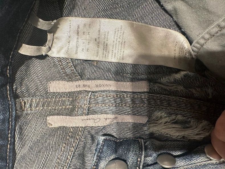 Rick Owens Rick Owens 23FW Distressed Denim Pants Size US 29 - 4 Thumbnail